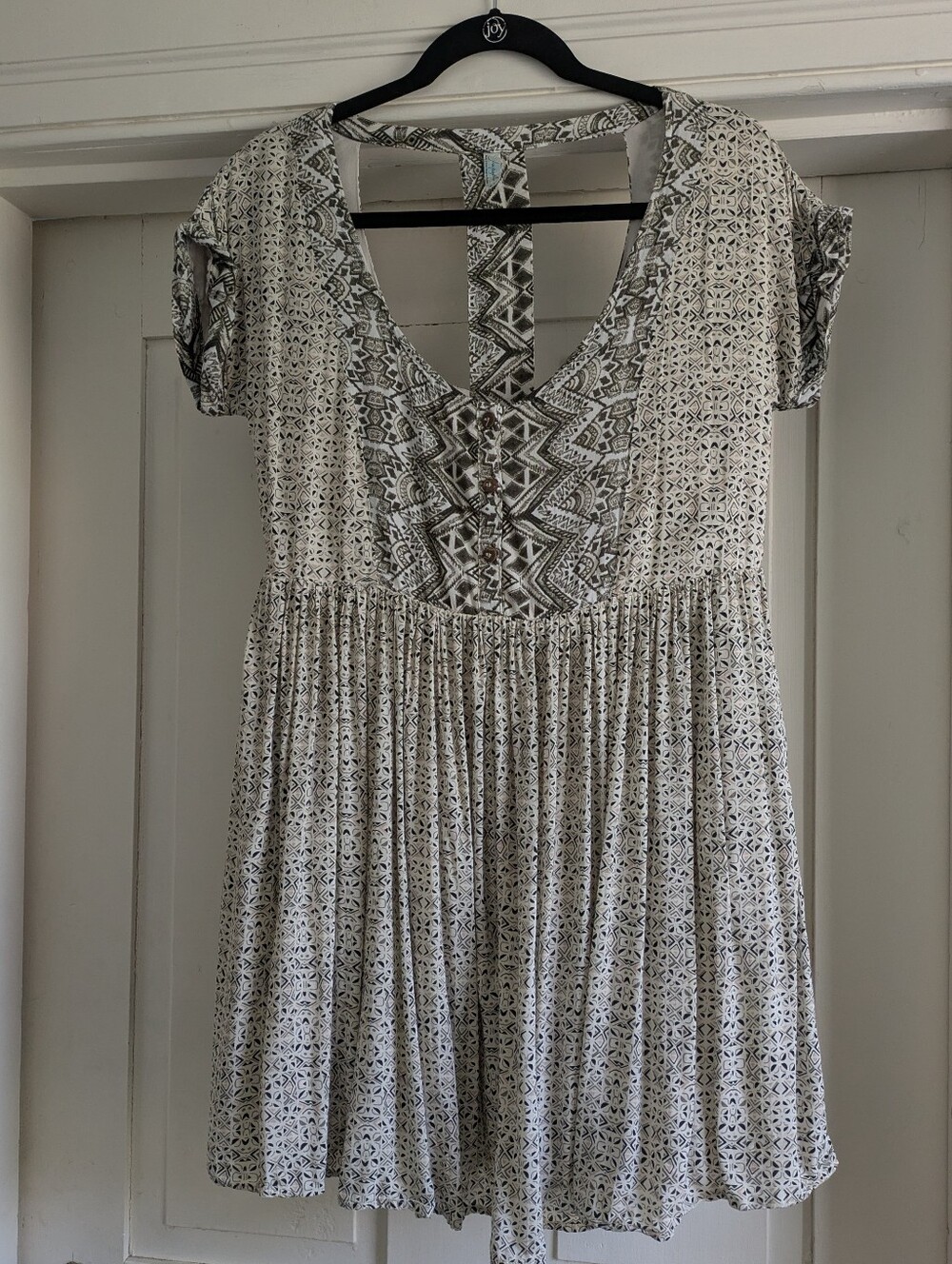 Free People Lined, Mini Dress w/ Open Back- S